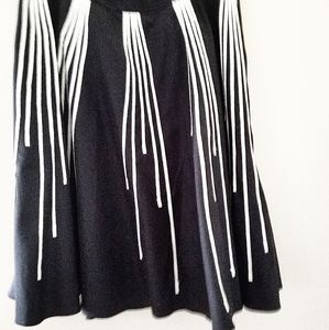 The Limited Black and White Skirt